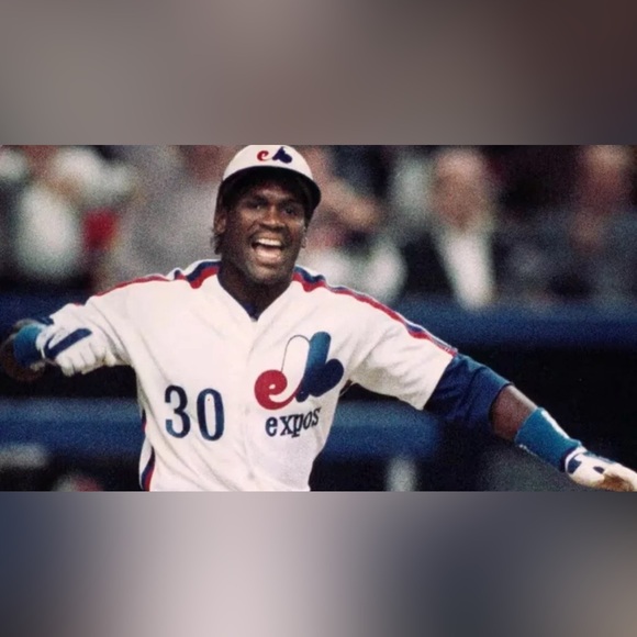 Majestic Authentic Montreal Expos Tim Raines MLB Baseball Jersey Men’s Sz Medium - Picture 3 of 7